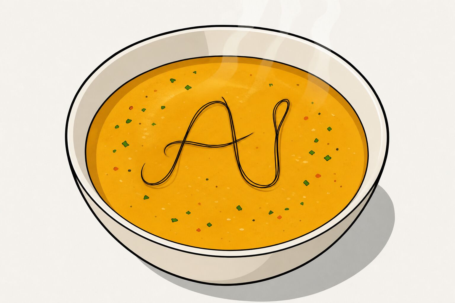 Illustration of a digital ad smoothly integrated into content, contrasted with an intrusive ad.