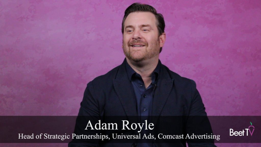 Adam Royle of Universal Ads speaking at an industry event.