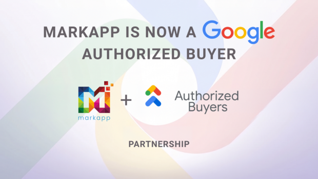 MarkApp logo with Google Authorised Buyer badge