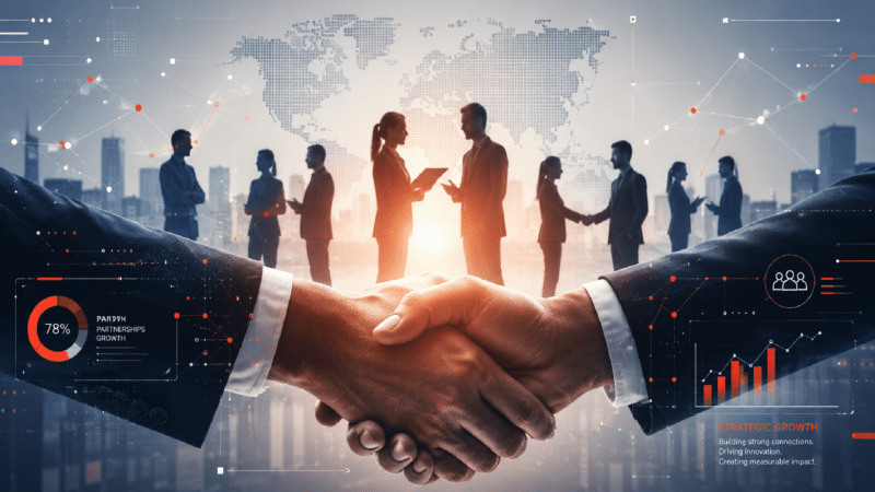 A split image showing a person shaking hands on one side and a digital interface with glowing nodes on the other, representing human vs. machine selling.