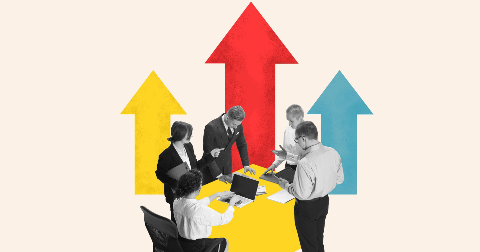 Frustrated marketer handing keys to new SEO consultant amid crumbling website foundation