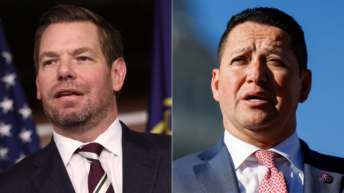 Reps. Eric Swalwell and Anna Paulina Luna in tense Capitol Hill standoff over expulsion vote