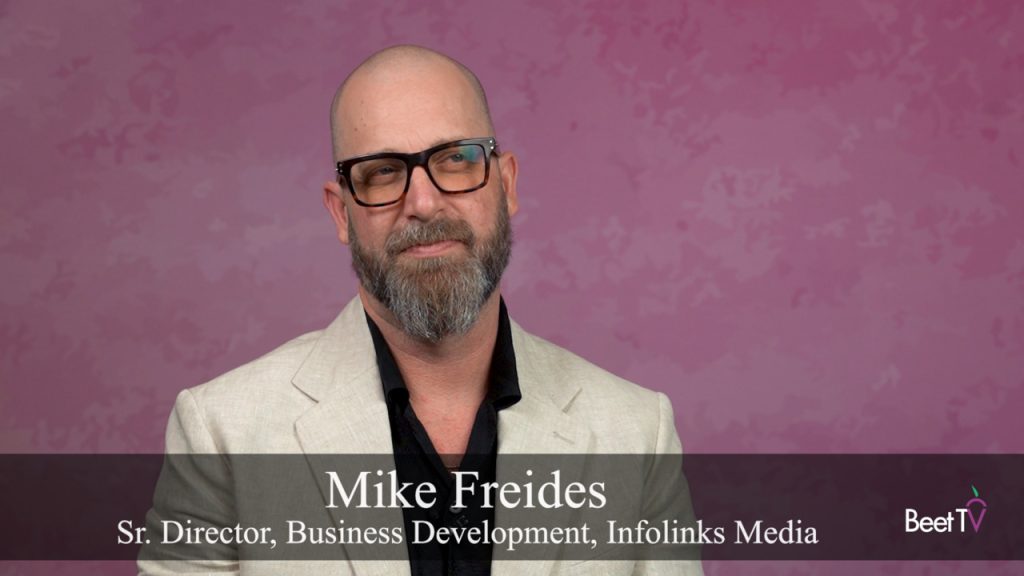 Mike Freides speaking on supply path optimization at Beet Retreat San Juan