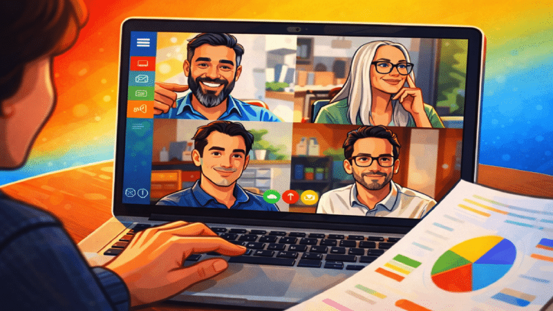 Global team collaborating on workflow audits for multishoring success