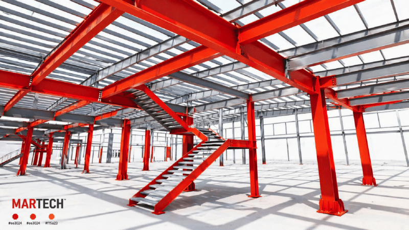 A visual representation of interconnected CRM systems forming a backbone structure supporting various customer interaction channels.