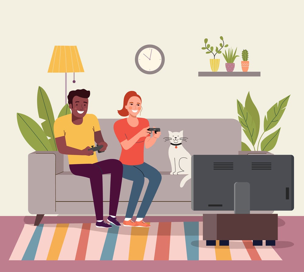 Unity and Index Exchange logos with gaming controller overlaying CTV screen and web browser