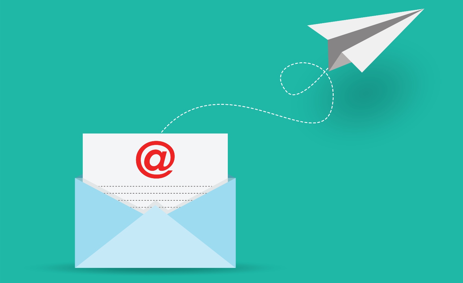 Small business owner checking email marketing dashboard on laptop with rising sales graph